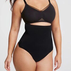 Honey Love Superpower Thong Shapewear MEDIUM NWT VAMP BLACK